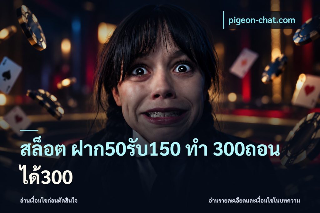 สล็อต ฝาก50รับ150 ทํา 300ถอนได้300