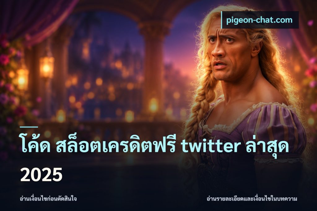 โค้ด สล็อตเครดิตฟรี twitter ล่าสุด 2025