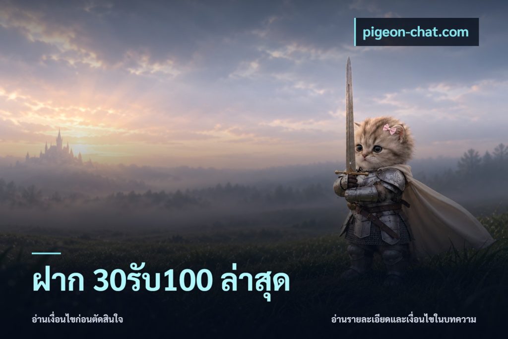 ฝาก 30รับ100 ล่าสุด