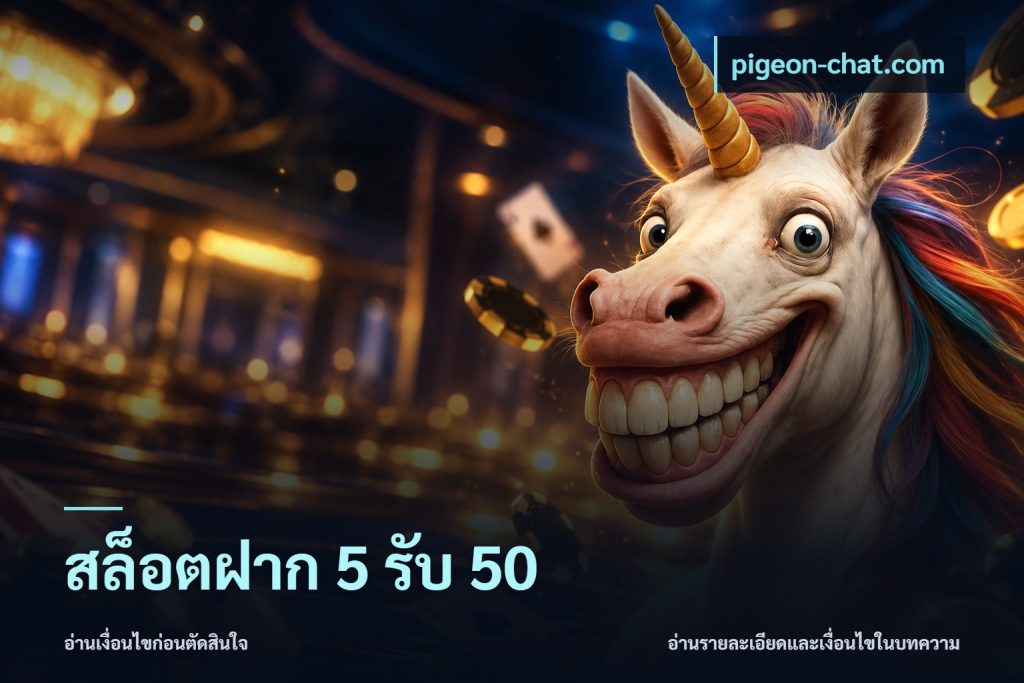 สล็อตฝาก 5 รับ 50