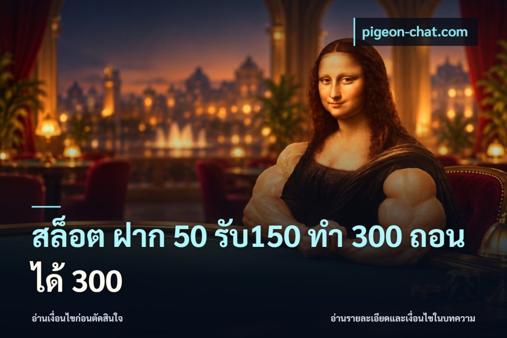 สล็อต ฝาก 50 รับ150 ทํา 300 ถอนได้ 300
