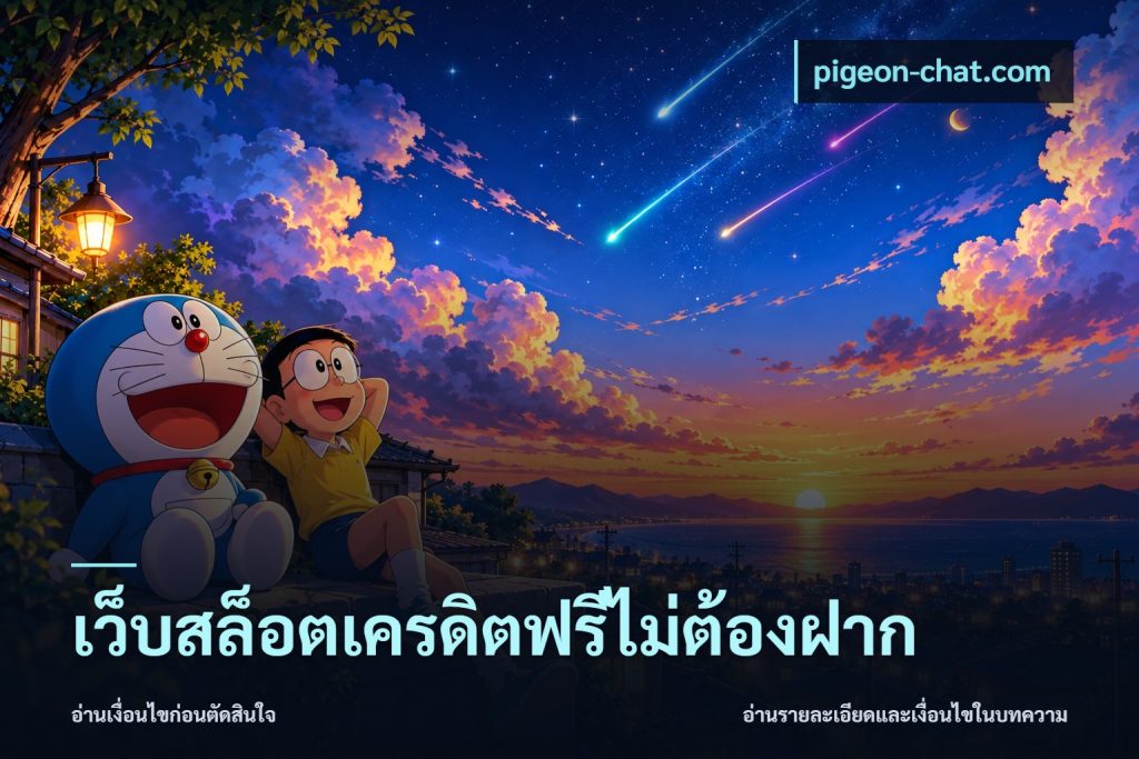 เว็บสล็อตเครดิตฟรีไม่ต้องฝาก