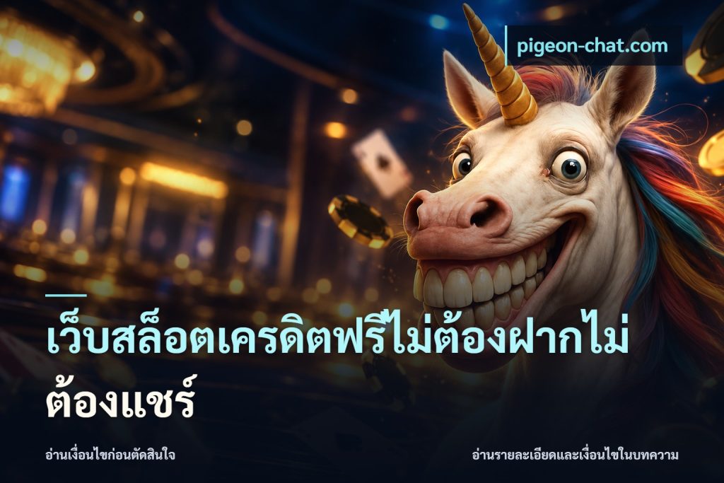 เว็บสล็อตเครดิตฟรีไม่ต้องฝากไม่ต้องแชร์