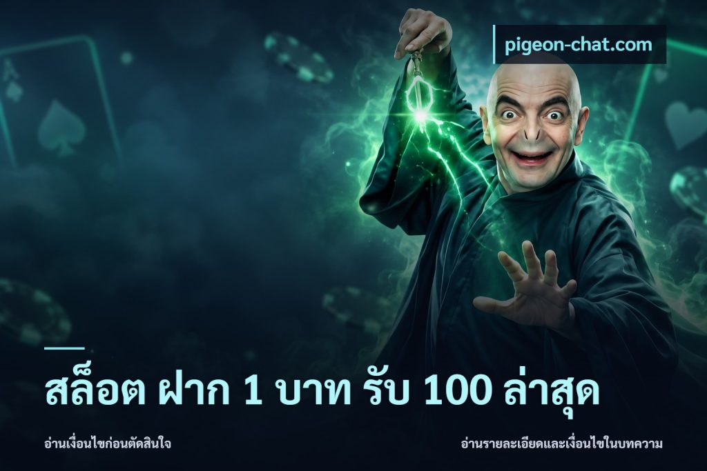 สล็อต ฝาก 1 บาท รับ 100 ล่าสุด