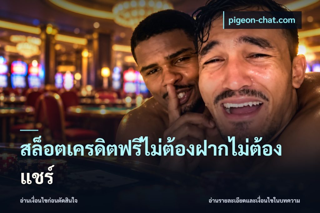 สล็อตเครดิตฟรีไม่ต้องฝากไม่ต้องแชร์