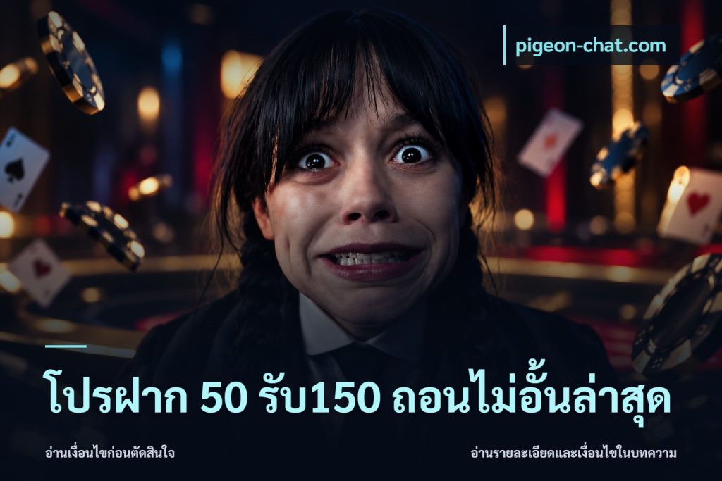 โปรฝาก 50 รับ150 ถอนไม่อั้นล่าสุด