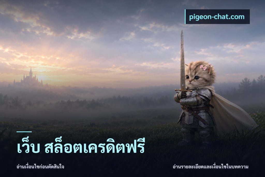 เว็บ สล็อตเครดิตฟรี