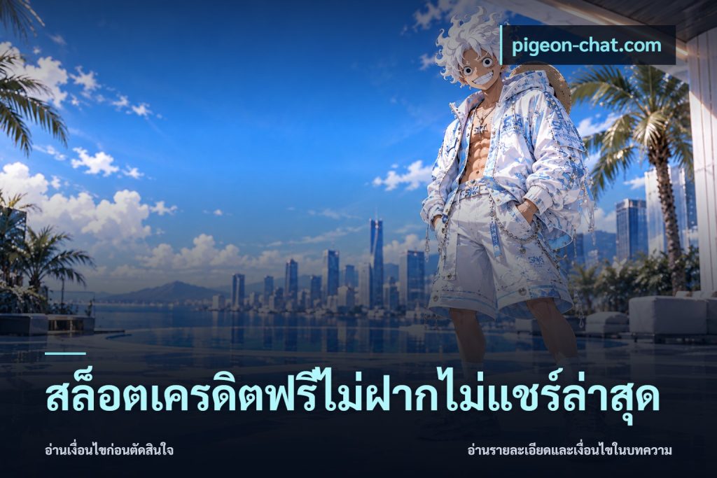 สล็อตเครดิตฟรีไม่ฝากไม่แชร์ล่าสุด