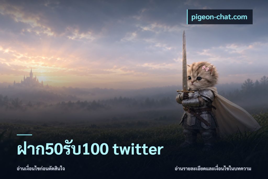 ฝาก50รับ100 twitter