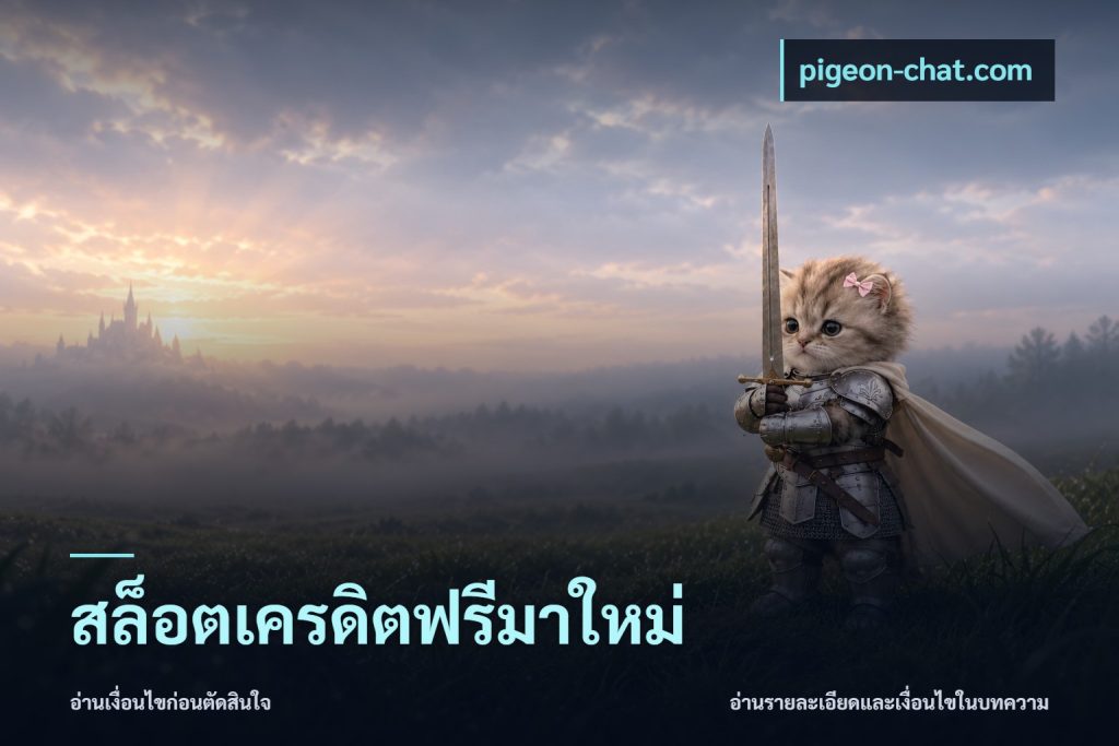 สล็อตเครดิตฟรีมาใหม่
