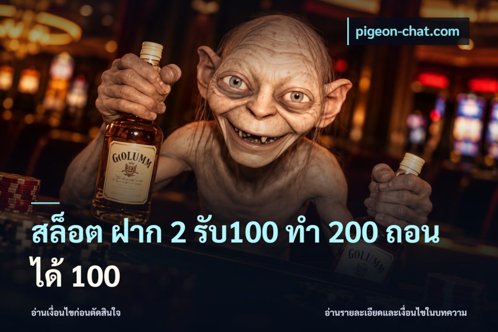 สล็อต ฝาก 2 รับ100 ทํา 200 ถอนได้ 100