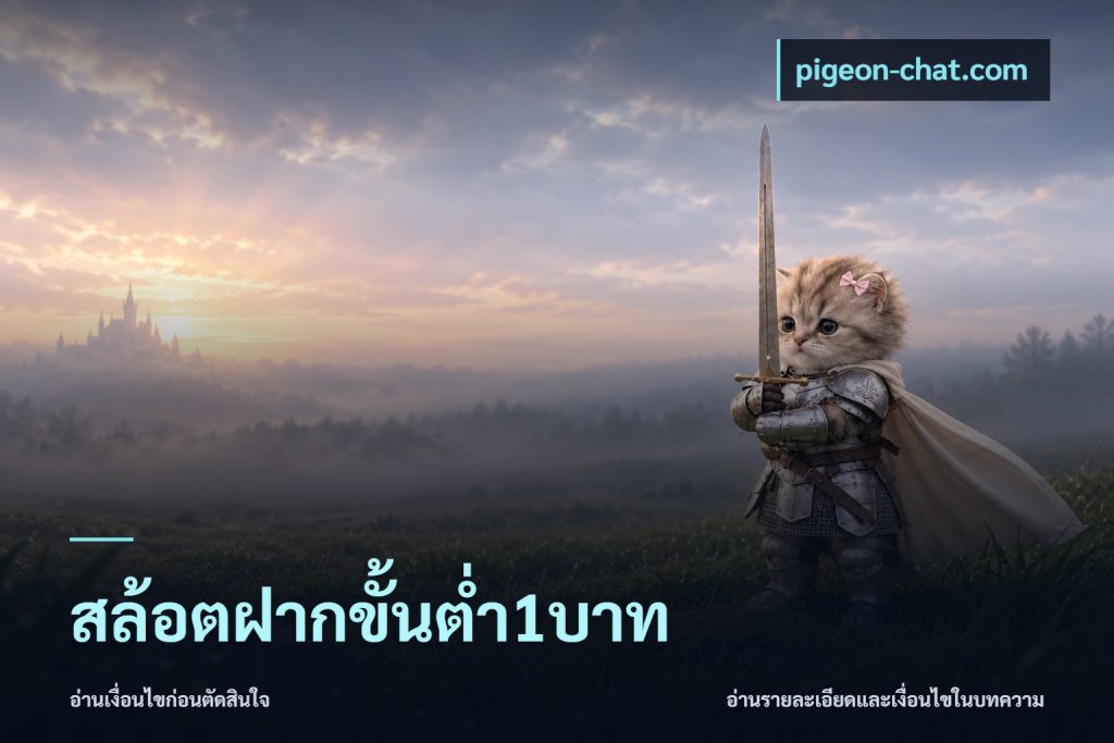 สล้อตฝากขั้นต่ำ1บาท