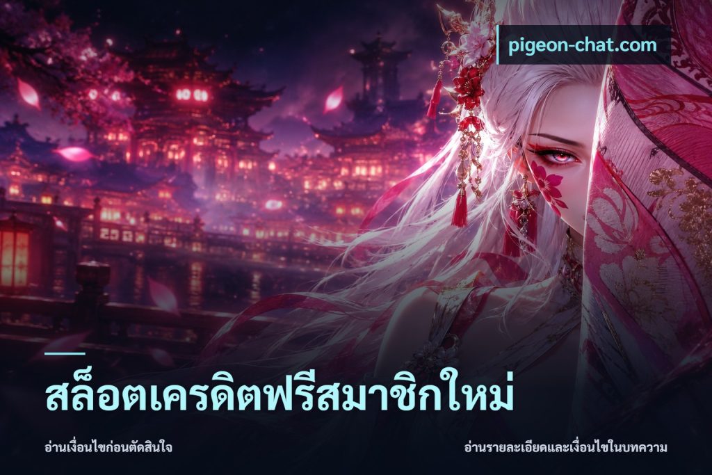 สล็อตเครดิตฟรีสมาชิกใหม่