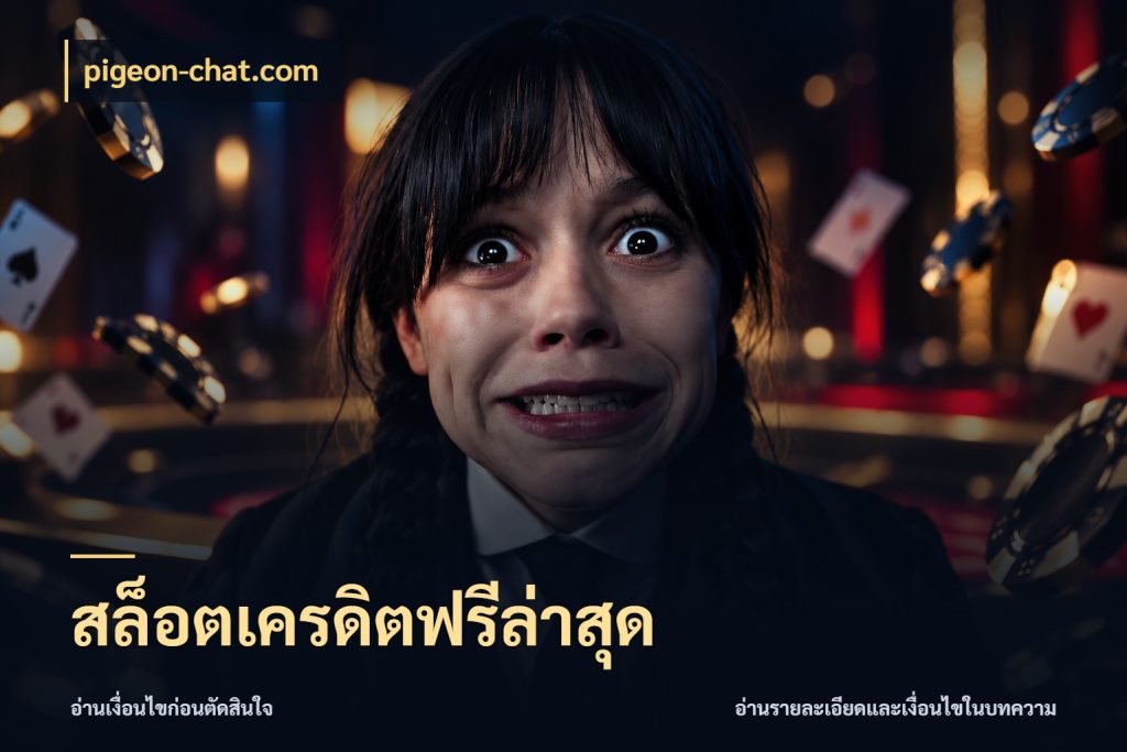 สล็อตเครดิตฟรีล่าสุด เปิดประเด็นเครดิตฟรีสำหรับคนชอบลุ้น กับ pigeon-chat.com