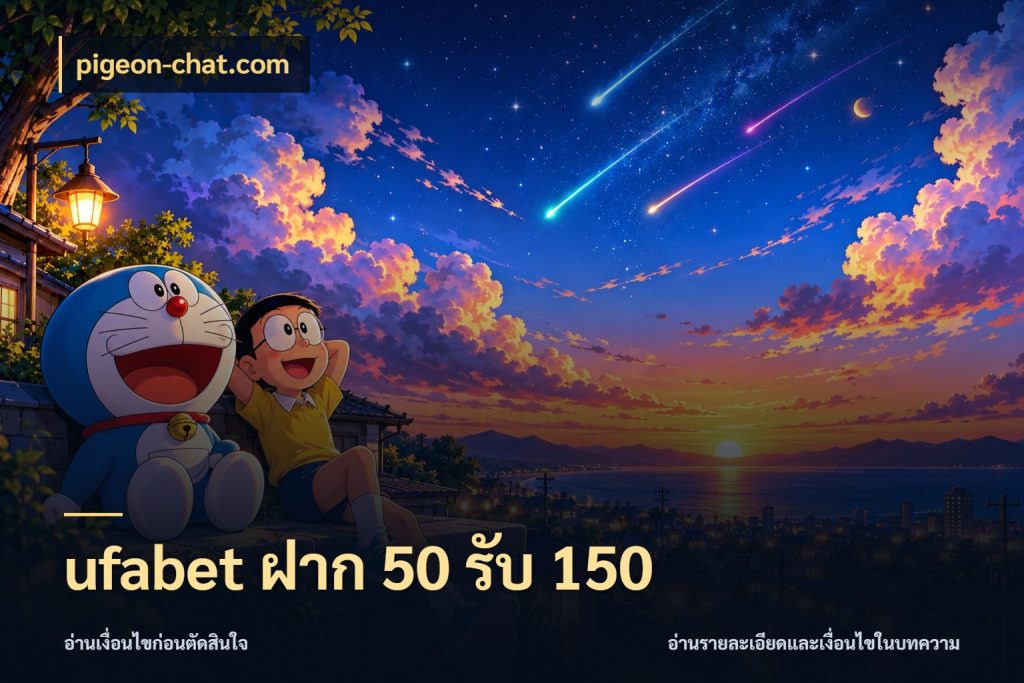 ufabet ฝาก 50 รับ 150 โปรยอดรับที่สายเกมสนใจ กับ pigeon-chat.com