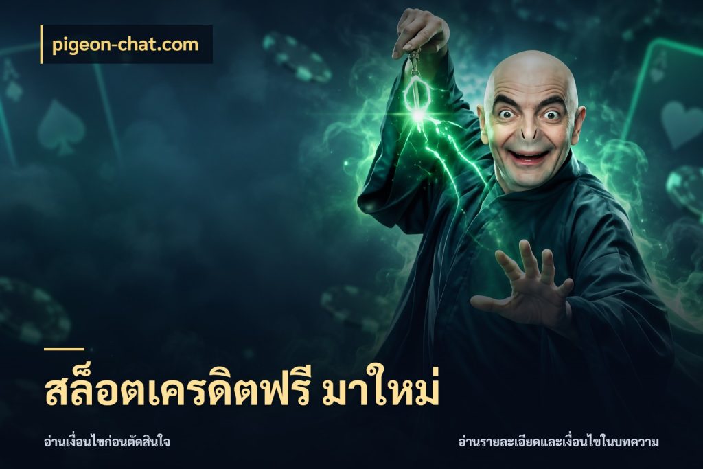 สล็อตเครดิตฟรี มาใหม่ pigeon-chat.com เปิดประเด็นเครดิตฟรีสำหรับคนชอบลุ้น