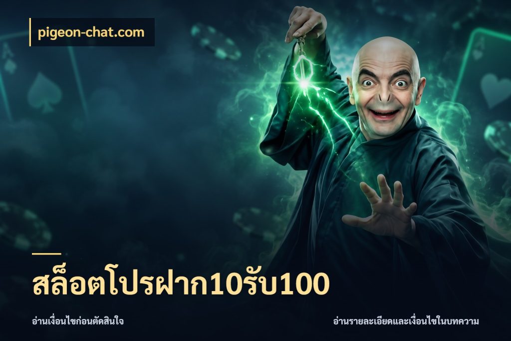 สล็อตโปรฝาก10รับ100 จุดเด่นของเครดิตที่คนชอบเกมอยากรู้ กับ pigeon-chat.com