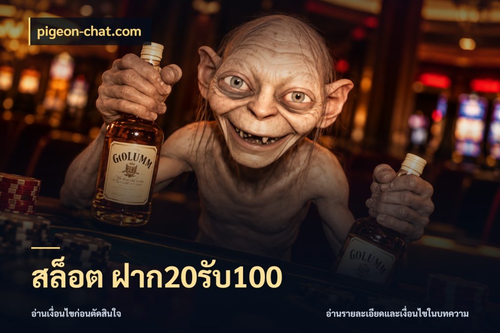 สล็อต ฝาก20รับ100 เปิดมุมโปรให้เข้ากับเกมแนวโปรด กับ pigeon-chat.com