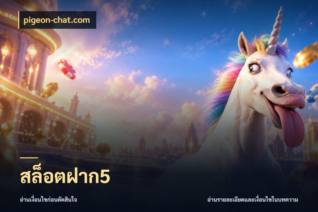 สล็อตฝาก5 เงินตั้งต้นกับความสนุกที่คุณกำหนด ในมุม pigeon-chat.com