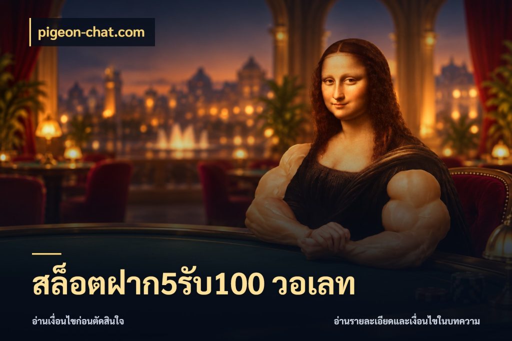 สล็อตฝาก5รับ100 วอเลท เครดิตกับรูปแบบโปรที่ตรงใจ ในมุม pigeon-chat.com