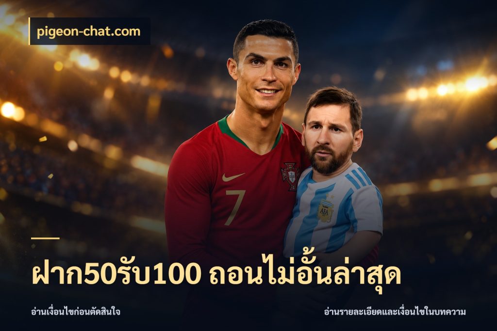 ฝาก50รับ100 ถอนไม่อั้นล่าสุด โปรยอดรับที่สายเกมสนใจ สไตล์ pigeon-chat.com