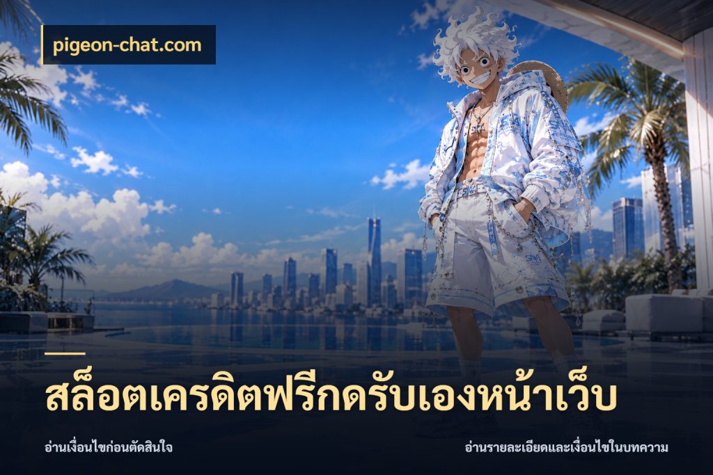 สล็อตเครดิตฟรีกดรับเองหน้าเว็บ เครดิตแต่ละรูปแบบมีมุมไหนให้ดู กับ pigeon-chat.com