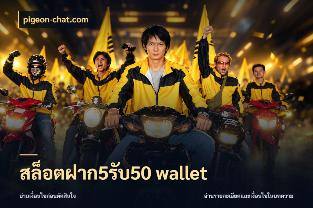 สล็อตฝาก5รับ50 wallet จับคู่โบนัสกับสไตล์เกมที่ชอบ ในมุม pigeon-chat.com