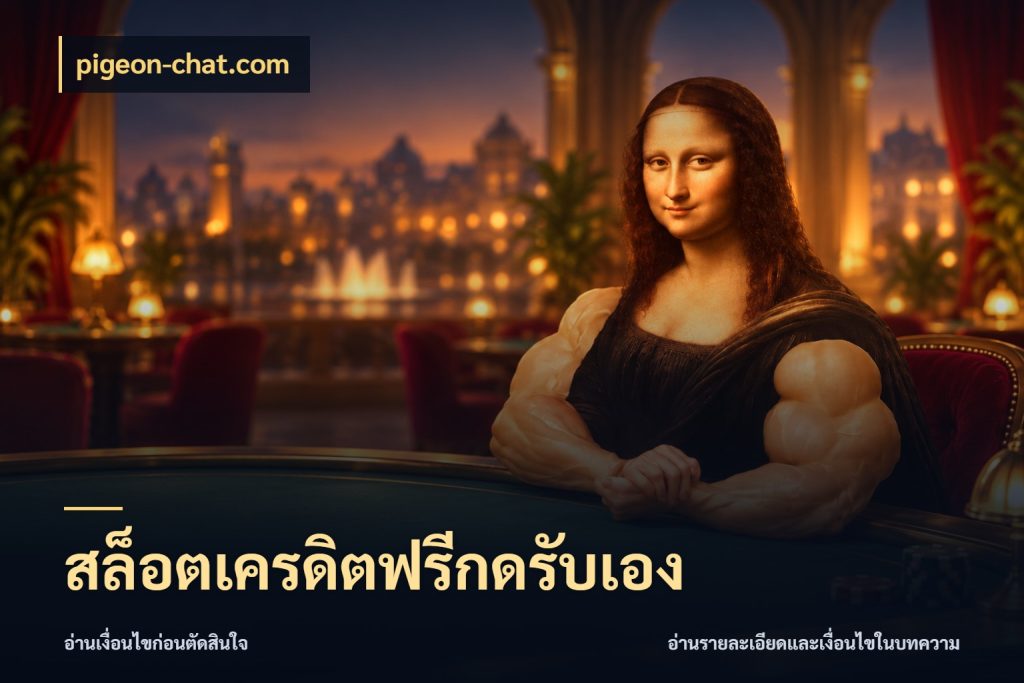 สล็อตเครดิตฟรีกดรับเอง pigeon-chat.com รู้จักยอดและขอบเขตของเครดิตฟรี