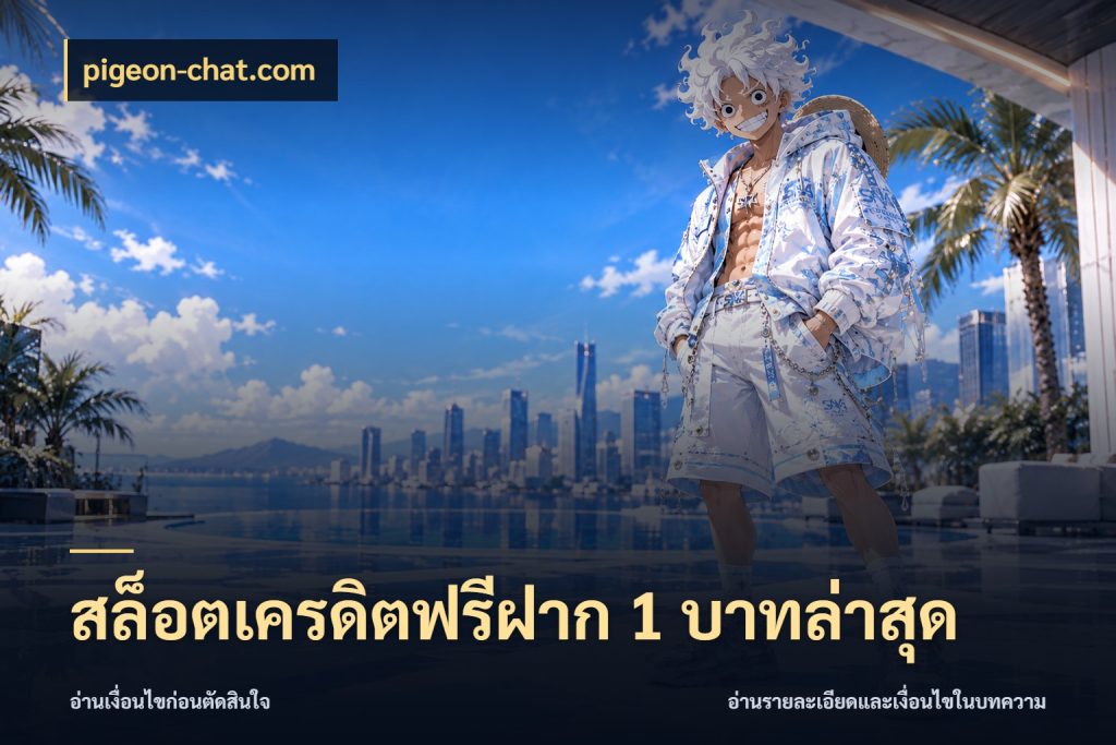 สล็อตเครดิตฟรีฝาก 1 บาทล่าสุด จับมุมเด่นของเครดิตฟรีให้ตรงใจ สไตล์ pigeon-chat.com