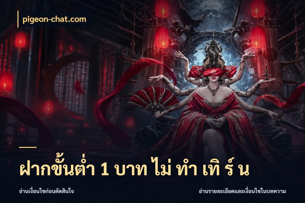 ฝากขั้นต่ำ 1 บาท ไม่ ทำ เทิ ร์ น จัดจังหวะสนุกให้เข้ากับงบที่ตั้งไว้ กับ pigeon-chat.com