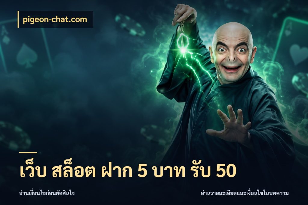 เว็บ สล็อต ฝาก 5 บาท รับ 50 จุดเด่นของเครดิตที่คนชอบเกมอยากรู้ สไตล์ pigeon-chat.com