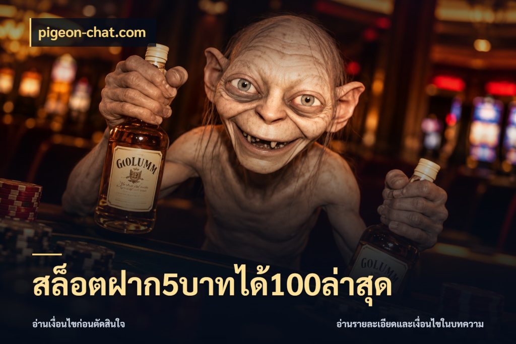 สล็อตฝาก5บาทได้100ล่าสุด จับประเด็นยอดรับก่อนเลือกความสนุก สไตล์ pigeon-chat.com