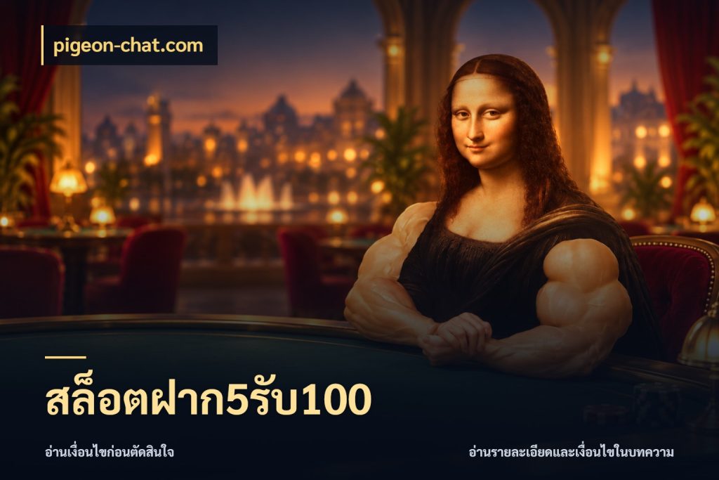 สล็อตฝาก5รับ100 จับคู่โบนัสกับสไตล์เกมที่ชอบ สไตล์ pigeon-chat.com