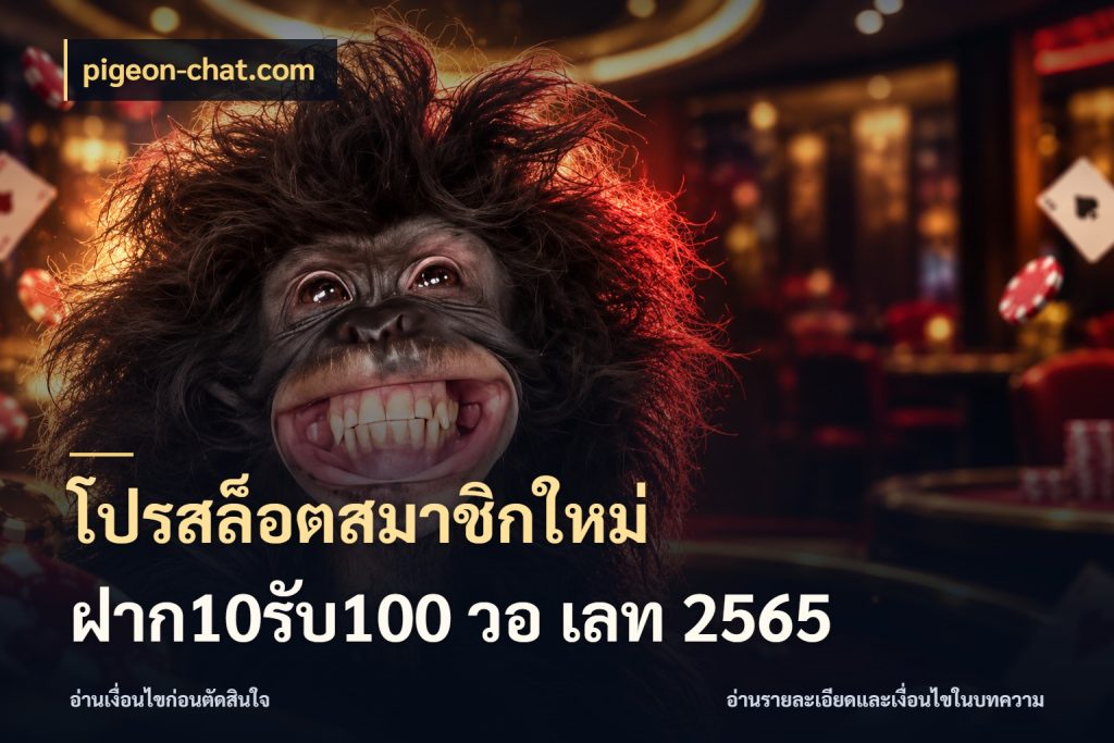 โปรสล็อตสมาชิกใหม่ ฝาก10รับ100 วอ เลท 2565 สีสันของโปรฝากและยอดรับ สไตล์ pigeon-chat.com