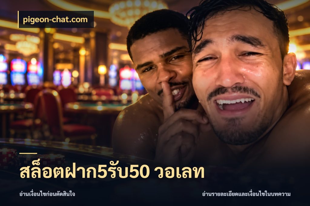 สล็อตฝาก5รับ50 วอเลท สีสันของโปรฝากและยอดรับ สไตล์ pigeon-chat.com