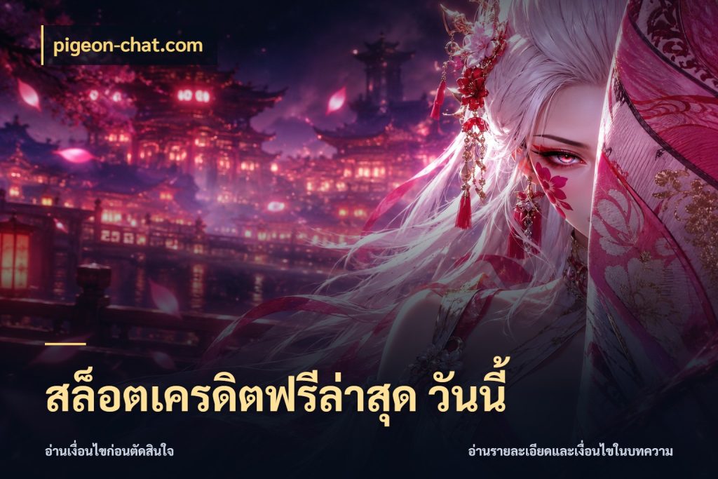 สล็อตเครดิตฟรีล่าสุด วันนี้ สีสันของเครดิตฟรีและเกมแนวที่ชอบ กับ pigeon-chat.com