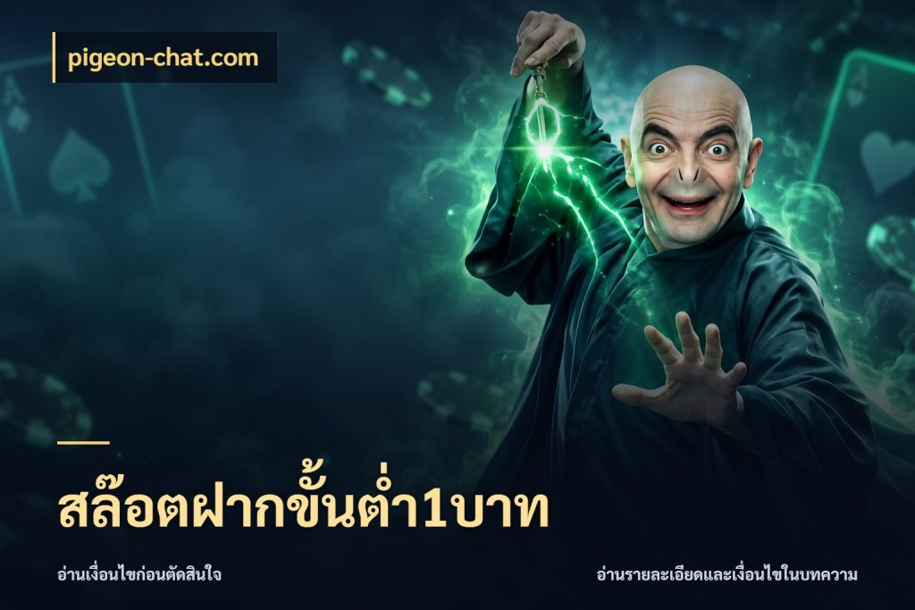 สล๊อตฝากขั้นต่ำ1บาท pigeon-chat.com เงินตั้งต้นกับความสนุกที่คุณกำหนด