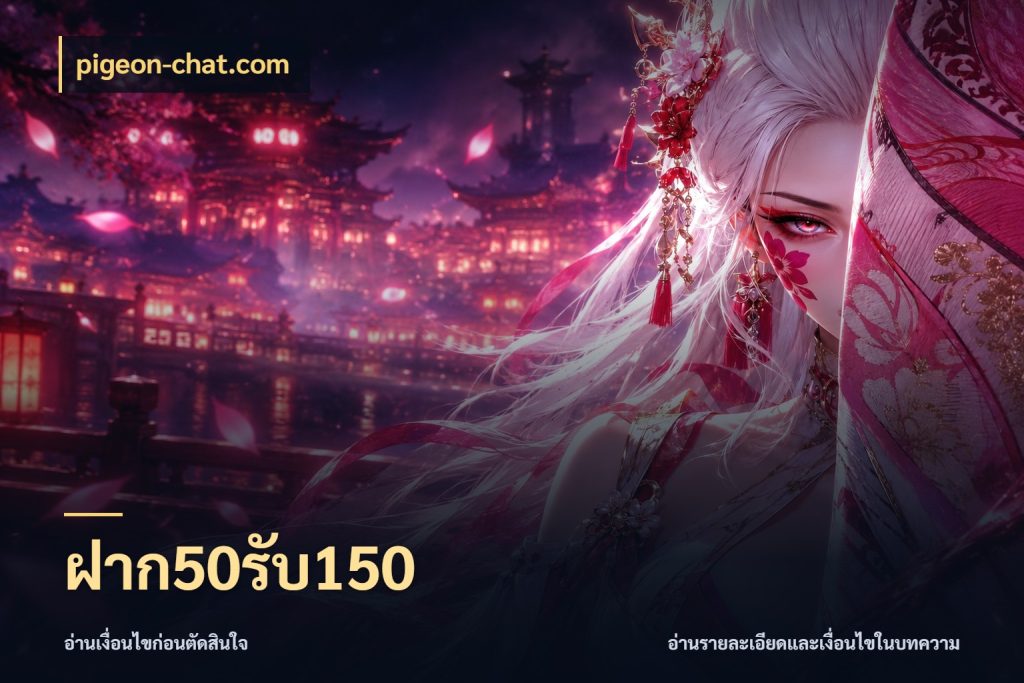 ฝาก50รับ150 จับประเด็นยอดรับก่อนเลือกความสนุก สไตล์ pigeon-chat.com