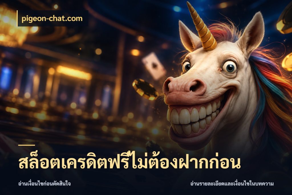 สล็อตเครดิตฟรีไม่ต้องฝากก่อน รู้จักยอดและขอบเขตของเครดิตฟรี สไตล์ pigeon-chat.com