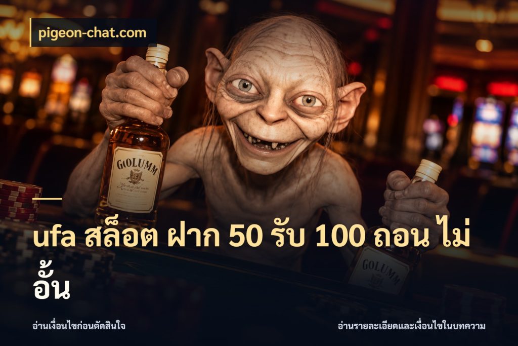 ufa สล็อต ฝาก 50 รับ 100 ถอน ไม่ อั้น ยอดฝากและยอดรับในมุมของคนชอบลุ้น ในมุม pigeon-chat.com