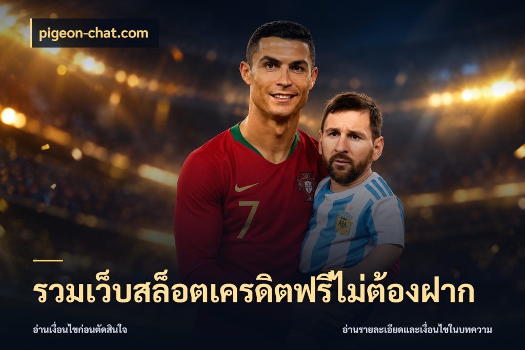 รวมเว็บสล็อตเครดิตฟรีไม่ต้องฝาก จากชื่อเครดิตฟรีสู่ความสนุกที่เข้าใจได้ ในมุม pigeon-chat.com