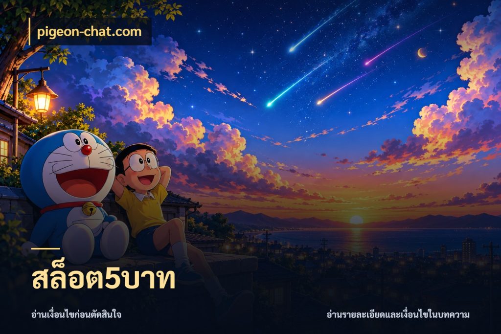 สล็อต5บาท เงินตั้งต้นกับความสนุกที่คุณกำหนด กับ pigeon-chat.com