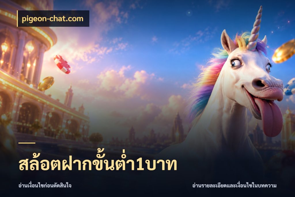 สล้อตฝากขั้นต่ำ1บาท มุมสนุกของคนที่กำหนดขอบเขตตัวเอง ในมุม pigeon-chat.com