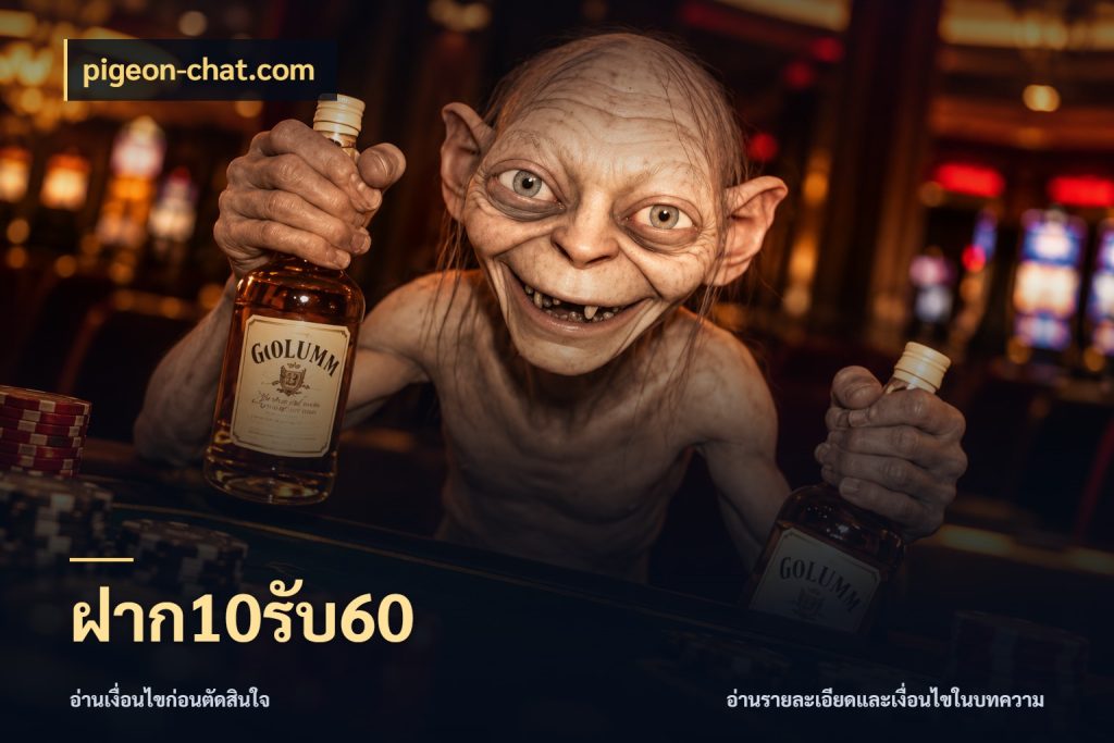 ฝาก10รับ60 สนุกกับตัวเลือกโปรในสไตล์ของคุณ ในมุม pigeon-chat.com